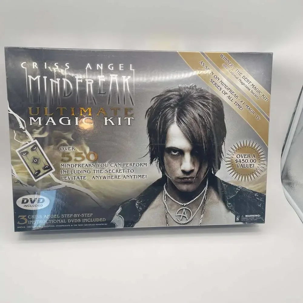 Criss Angel Mindfreak Ultimate Magic Kit with Over 550 Tricks and 3 Instructiona